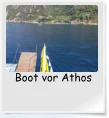 Boot vor Athos
